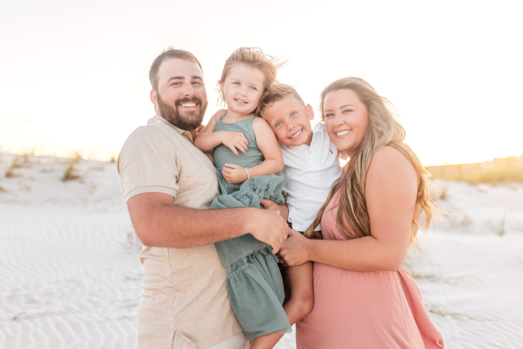 St. Augustine Family Photographer | Timeless Memories on Florida’s Historic Coast 2 Extended family portrait in front of dunes at Anastasia State Park in St. Augustine